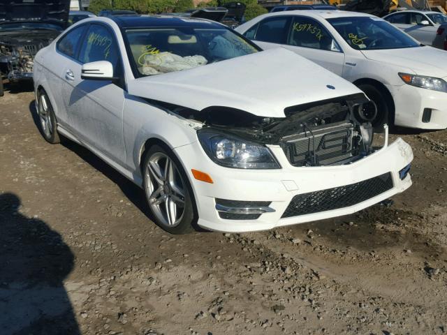 WDDGJ4HB2FG397449 - 2015 MERCEDES-BENZ C 250 WHITE photo 1