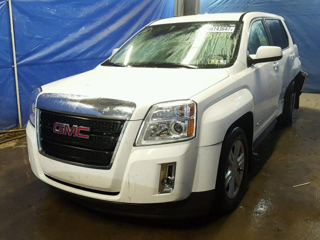 2GKFLVEK4F6268045 - 2015 GMC TERRAIN SL WHITE photo 2