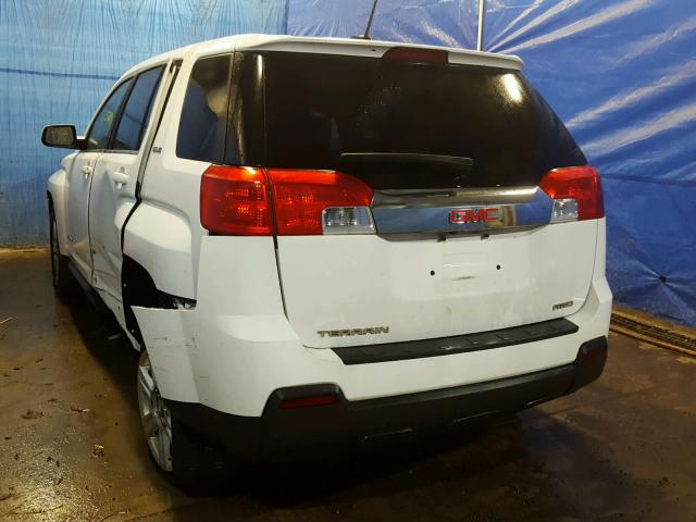 2GKFLVEK4F6268045 - 2015 GMC TERRAIN SL WHITE photo 3