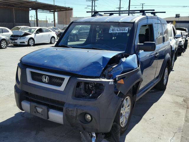 5J6YH28606L016720 - 2006 HONDA ELEMENT EX BLUE photo 9