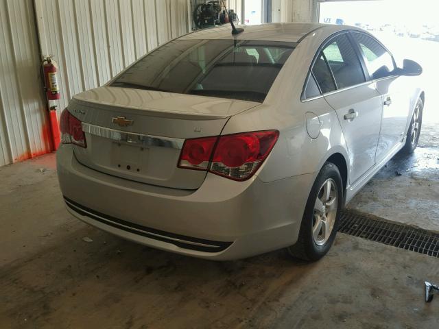 1G1PC5SB7D7190497 - 2013 CHEVROLET CRUZE LT SILVER photo 4