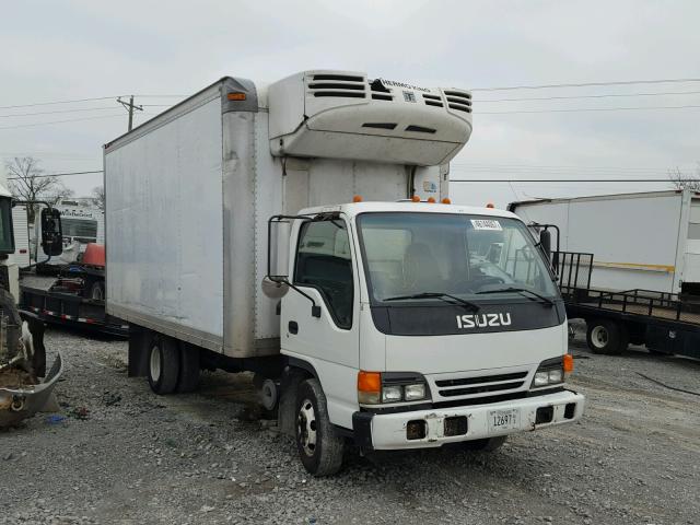 JALC4B16X57001086 - 2005 ISUZU NPR WHITE photo 1