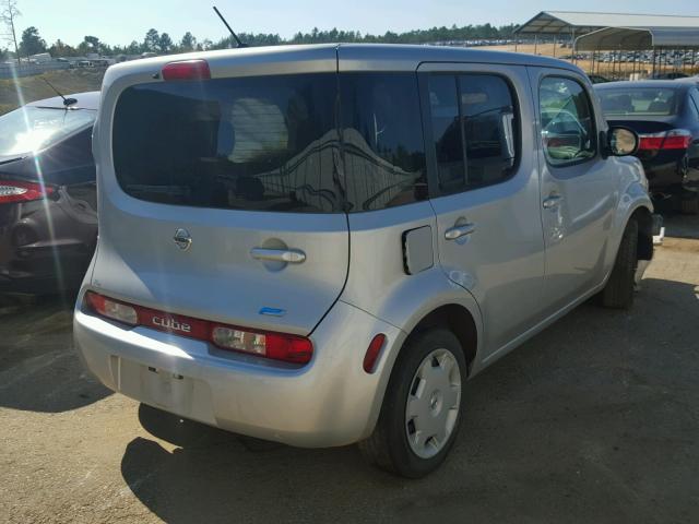 JN8AZ2KR9ET350884 - 2014 NISSAN CUBE S SILVER photo 4