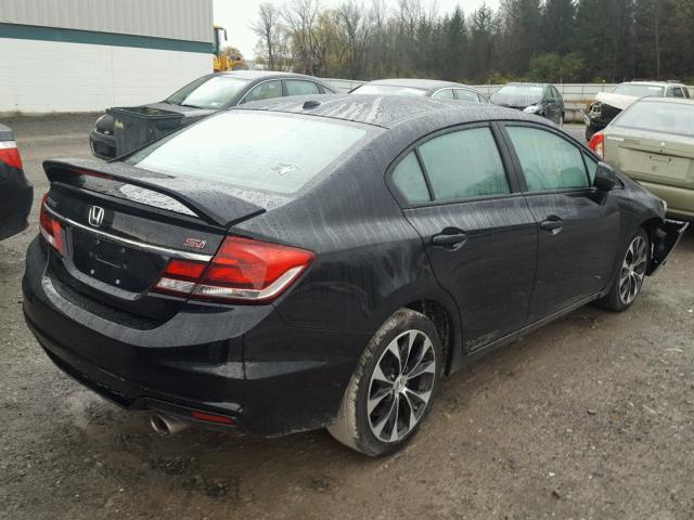 2HGFB6E54DH704880 - 2013 HONDA CIVIC SI BLACK photo 4