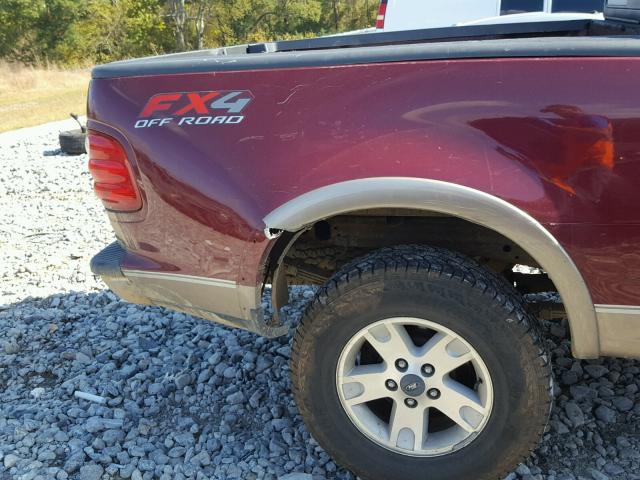 1FTRW08L93KA88074 - 2003 FORD F150 SUPER RED photo 10