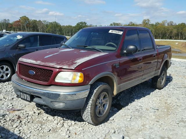 1FTRW08L93KA88074 - 2003 FORD F150 SUPER RED photo 2