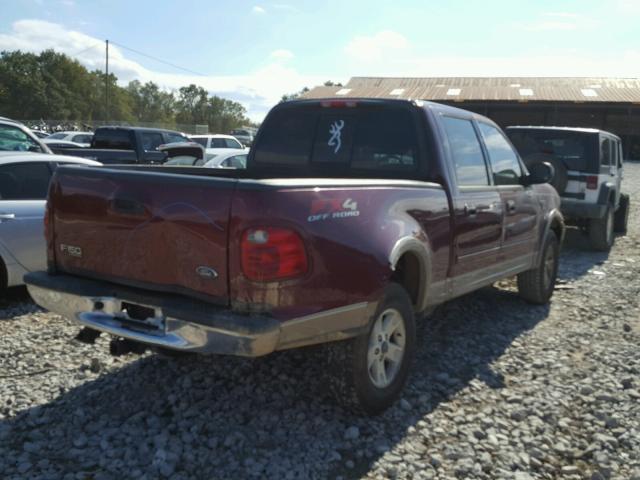 1FTRW08L93KA88074 - 2003 FORD F150 SUPER RED photo 4