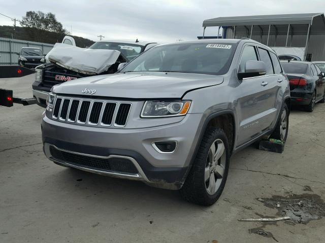 1C4RJEBG3EC499197 - 2014 JEEP GRAND CHER GRAY photo 2