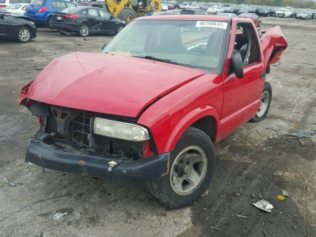 1GCCS14H338234104 - 2003 CHEVROLET S TRUCK S1 RED photo 2