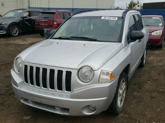1J8FF47W38D504517 - 2008 JEEP COMPASS SP SILVER photo 2