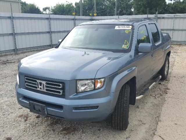 2HJYK16586H547930 - 2006 HONDA RIDGELINE 蓝色 照片 2