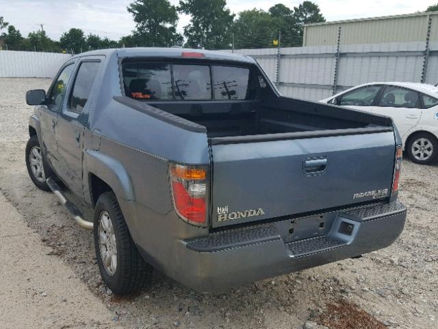 2HJYK16586H547930 - 2006 HONDA RIDGELINE 蓝色 照片 3