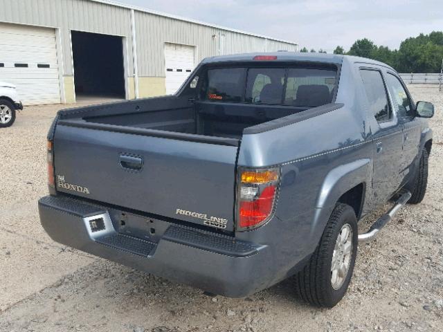 2HJYK16586H547930 - 2006 HONDA RIDGELINE 蓝色 照片 4