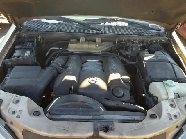 4JGAB54E92A292385 - 2002 MERCEDES-BENZ ML BEIGE photo 7