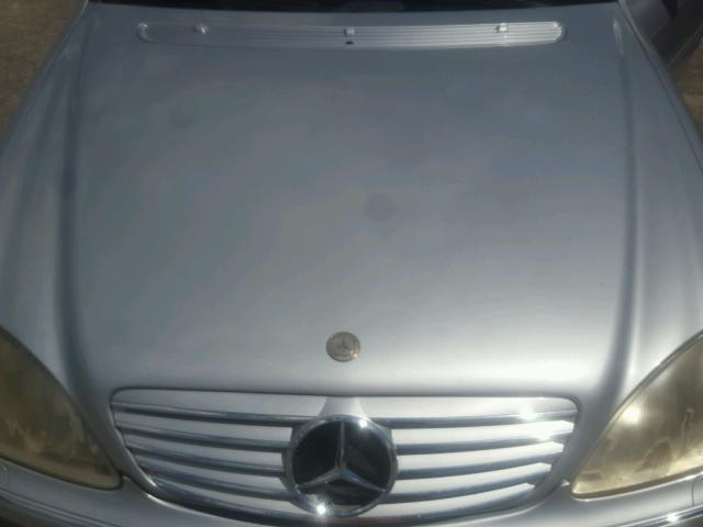 WDBNG70J72A313254 - 2002 MERCEDES-BENZ S 430 SILVER photo 7