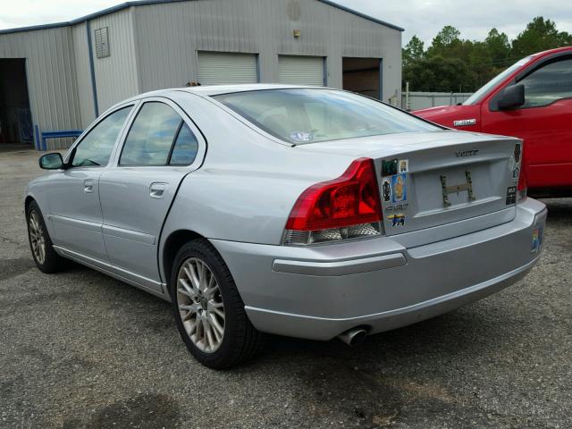 YV1RS547152454706 - 2005 VOLVO S60 T5 SILVER photo 3