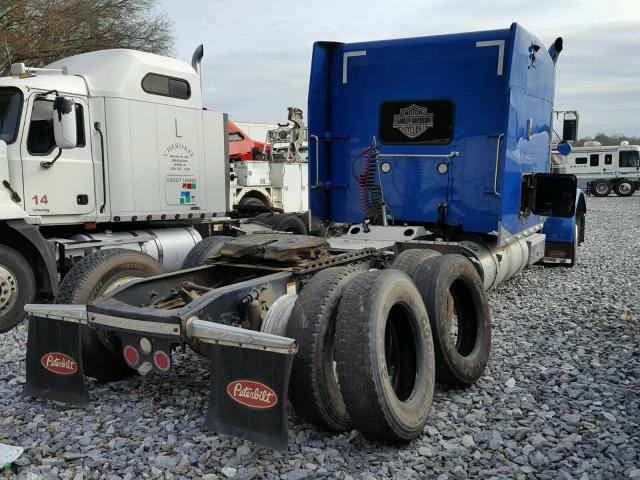 1XP5DB0XX1N564812 - 2001 PETERBILT 379 BLUE photo 4