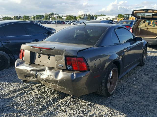 1FAFP40674F231228 - 2004 FORD MUSTANG GRAY photo 4