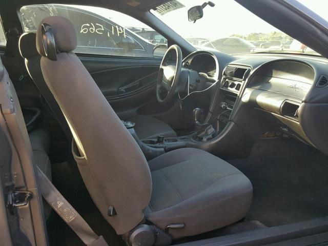 1FAFP40674F231228 - 2004 FORD MUSTANG GRAY photo 5