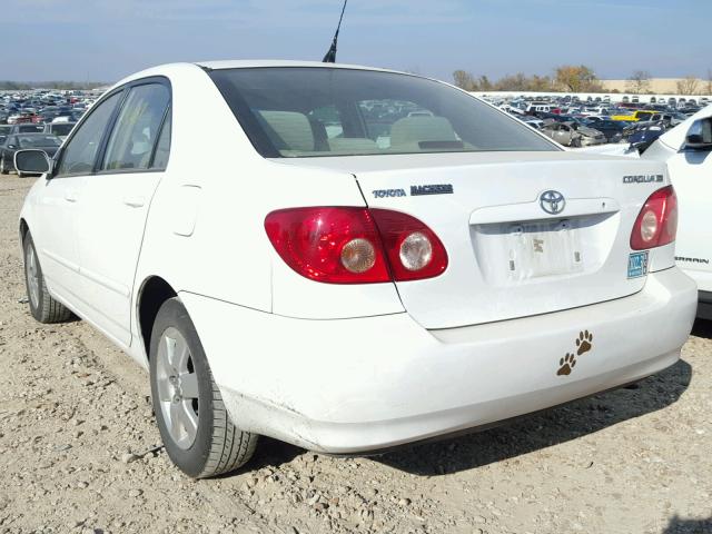 1NXBR32E38Z028822 - 2008 TOYOTA COROLLA CE WHITE photo 3