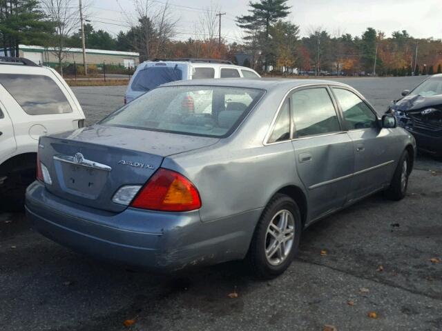 4T1BF28B51U195754 - 2001 TOYOTA AVALON XL BLUE photo 4