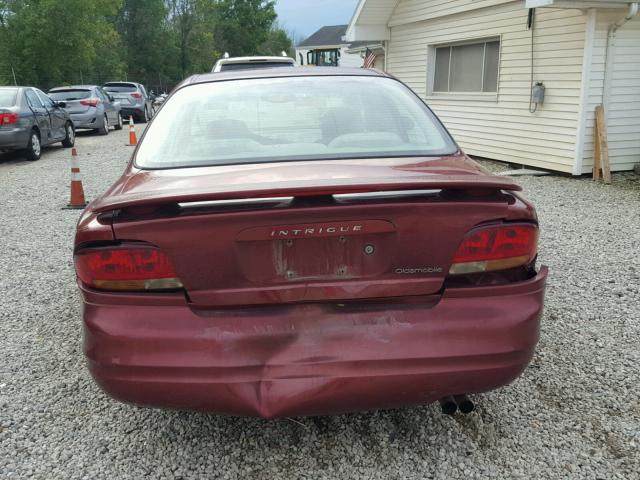 1G3WS52H5YF304616 - 2000 OLDSMOBILE INTRIGUE G RED photo 9