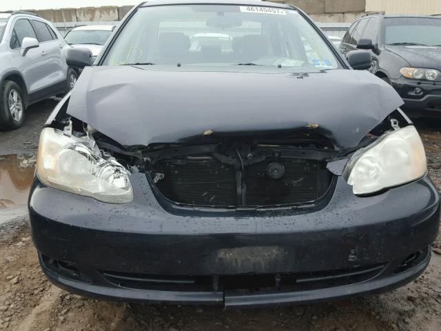 2T1BR32E78C900369 - 2008 TOYOTA COROLLA CE BLACK photo 9