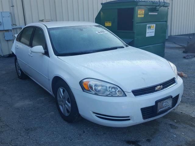 2G1WT58K369107930 - 2006 CHEVROLET IMPALA WHITE photo 1