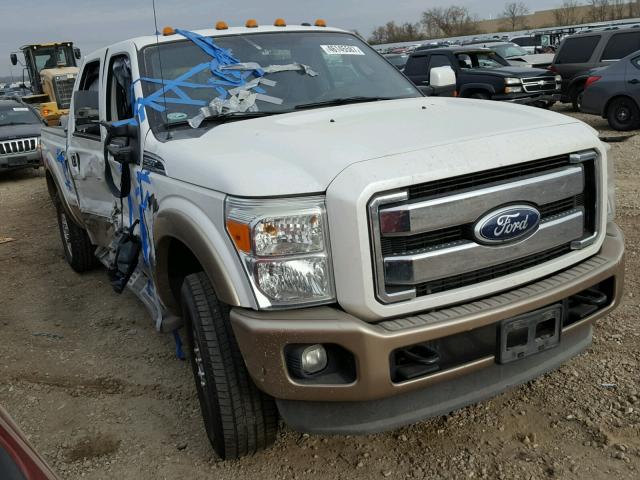 1FT7W2BTXBEA62284 - 2011 FORD F250 SUPER WHITE photo 1