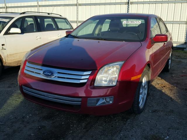 3FAFP08186R113048 - 2006 FORD FUSION SEL RED photo 2