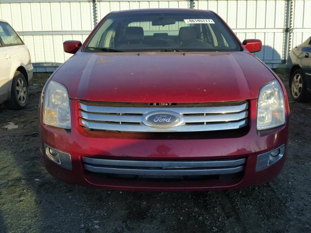 3FAFP08186R113048 - 2006 FORD FUSION SEL RED photo 9
