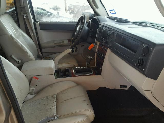 1J8HH58N56C286436 - 2006 JEEP COMMANDER Gümüş foto 5