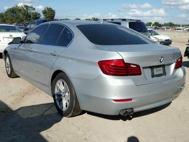 WBA5A5C56FD514344 - 2015 BMW 528 I SILVER photo 3