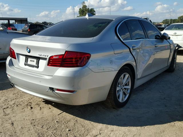 WBA5A5C56FD514344 - 2015 BMW 528 I SILVER photo 4