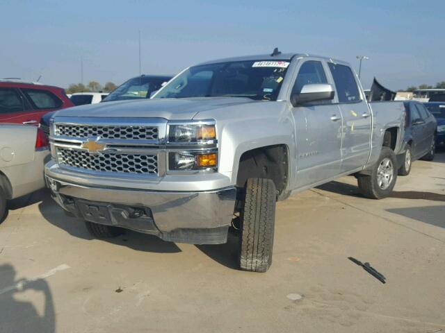 3GCUKREC7FG392742 - 2015 CHEVROLET SILVERADO SILVER photo 2