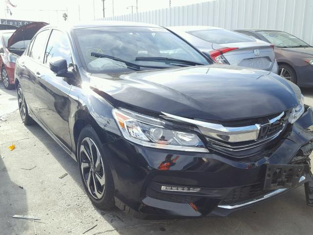 1HGCR2F80GA203360 - 2016 HONDA ACCORD EXL BLACK photo 1