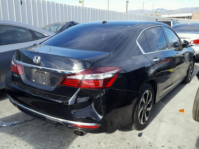 1HGCR2F80GA203360 - 2016 HONDA ACCORD EXL BLACK photo 4