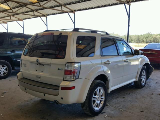 4M2CN8HG7BKJ05702 - 2011 MERCURY MARINER PR WHITE photo 4