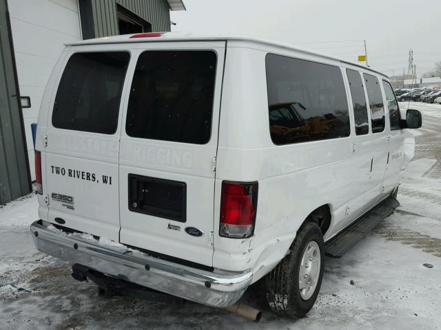 1FBNE3BLXDDA64811 - 2013 FORD ECONOLINE WHITE photo 4