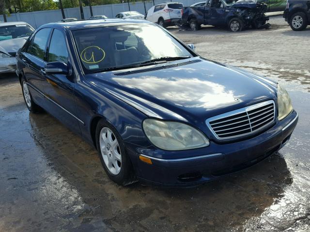 WDBNG70J6YA110378 - 2000 MERCEDES-BENZ S 430 BLUE photo 1