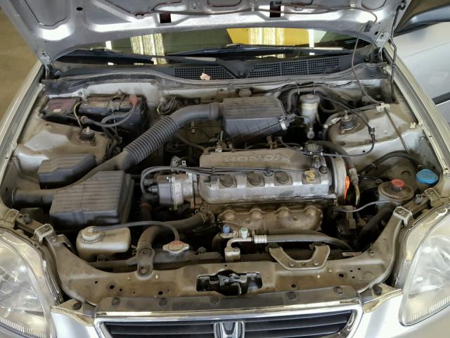 2HGEJ6626VH507441 - 1997 HONDA CIVIC DX SILVER photo 7