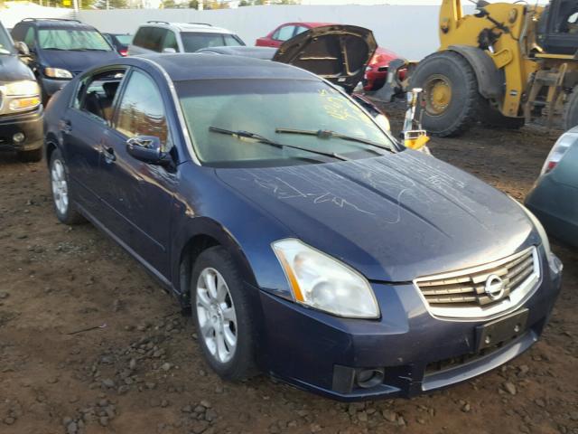 1N4BA41E18C818537 - 2008 NISSAN MAXIMA SE BLUE photo 1