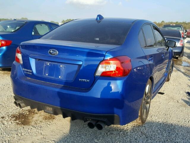 JF1VA1E61G9809539 - 2016 SUBARU WRX PREMIU BLUE photo 4