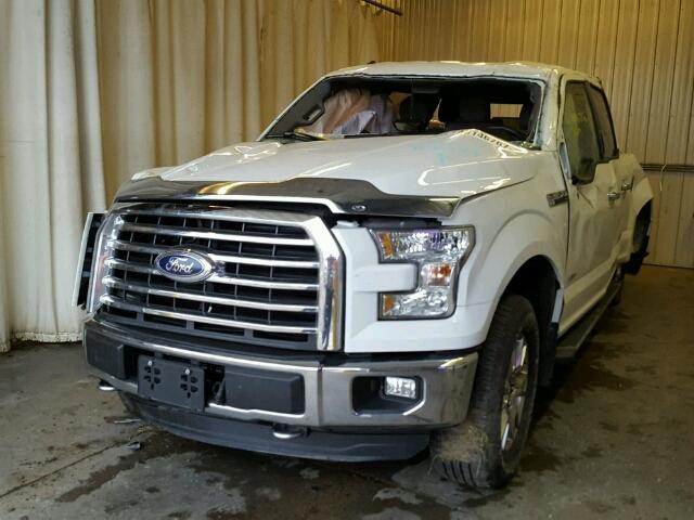 1FTFW1EGXFFC62053 - 2015 FORD F150 WHITE photo 2