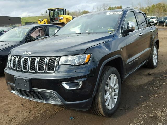 1C4RJFBGXHC901680 - 2017 JEEP GRAND CHER BLACK photo 2