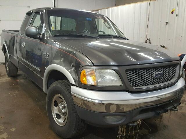 1FTRX18W12NC00747 - 2002 FORD F150 GRAY photo 1