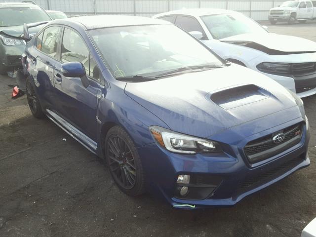 JF1VA2L65F9836380 - 2015 SUBARU WRX STI BLUE photo 1