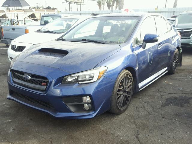 JF1VA2L65F9836380 - 2015 SUBARU WRX STI BLUE photo 2