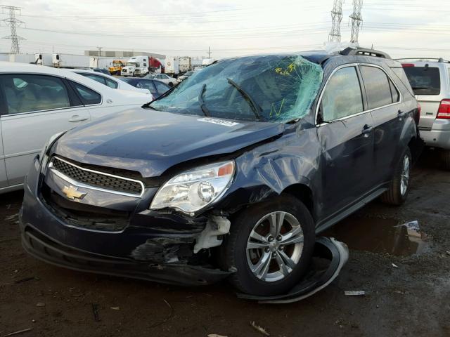 2GNALBEK3E6275286 - 2014 CHEVROLET EQUINOX LT BLUE photo 2