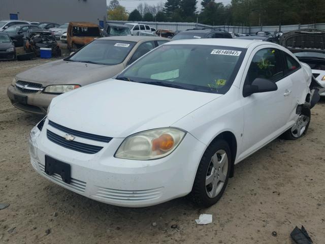 1G1AK15F477340196 - 2007 CHEVROLET COBALT LS WHITE photo 2